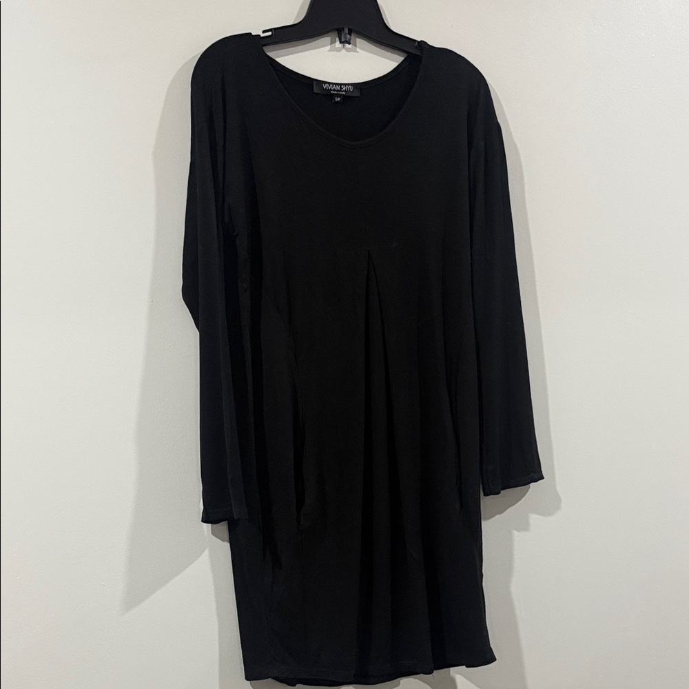 Chic Black Long Sleeve Dress